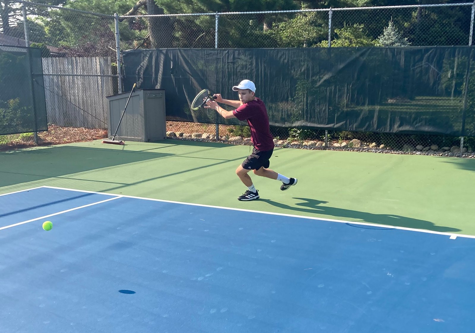 Tennis court ready for lessons